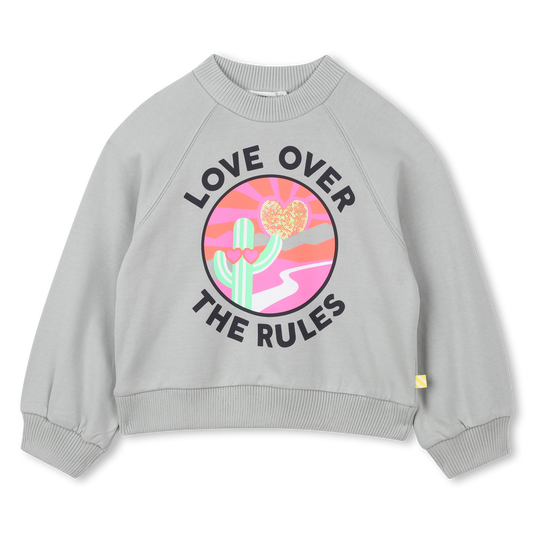 Billie Blush Pale Dove Fleece Sweatshirt