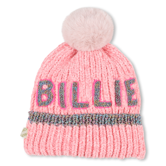 Billie Blush Girl's Peach Knitted Beanie
