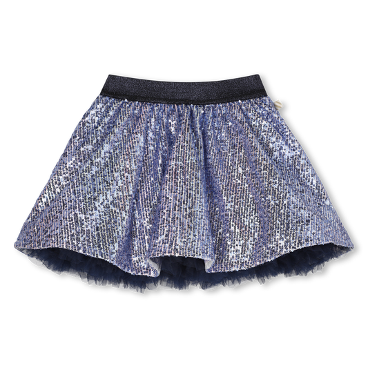 Billie Blush Girl's Multi Embellished Sequin Lined Skirt