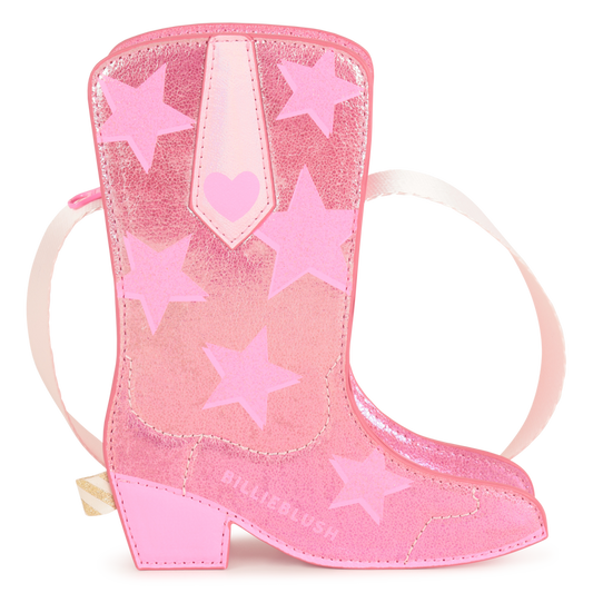 Billie Blush Girl's Pink Cowboy Boot Handbag