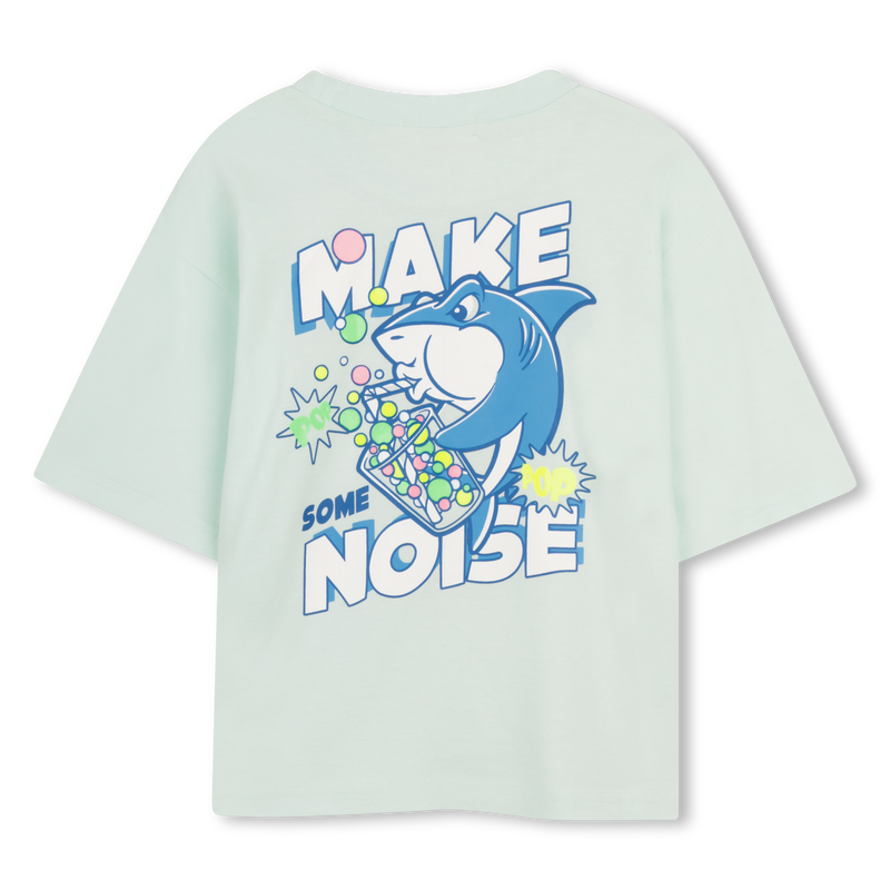 Billie Blush Boy's Sea Green Shark Graphic T-Shirt