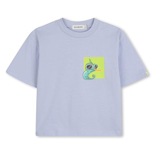 Billie Blush Boy's Fjord Blue Graphic T-Shirt
