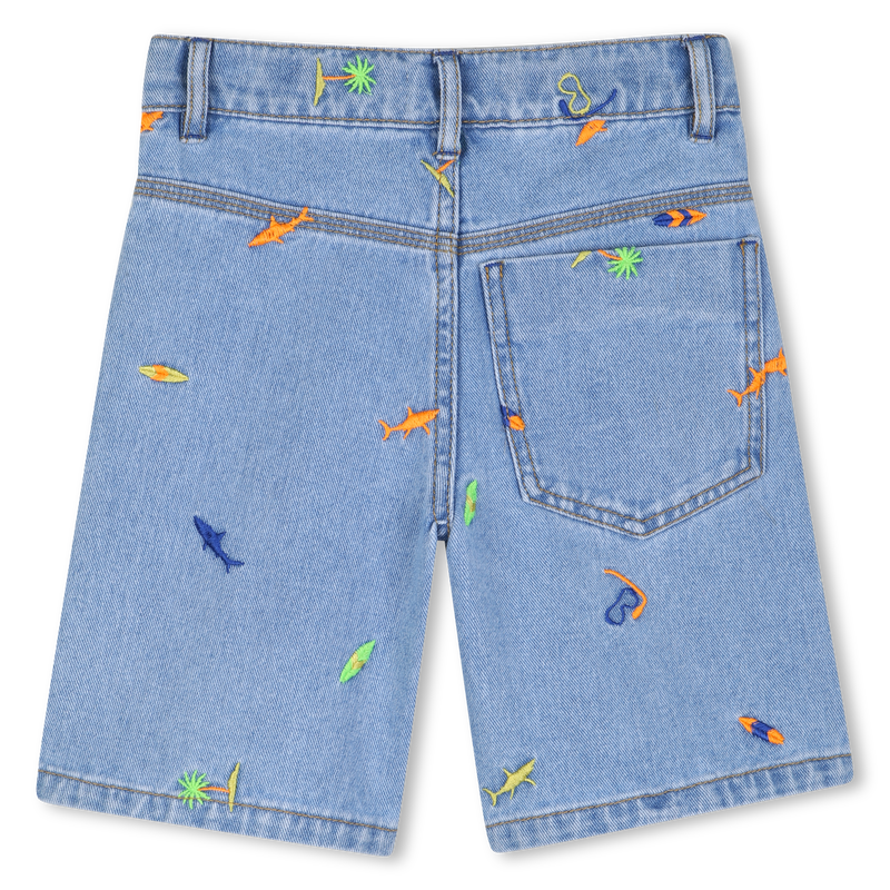 Billie Blush Boy's Denim Bermuda Shorts