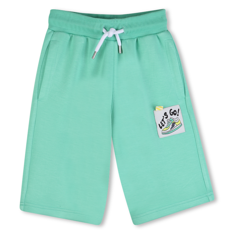 Billie Blush Boy's Discord Green Fleece Bermuda Shorts