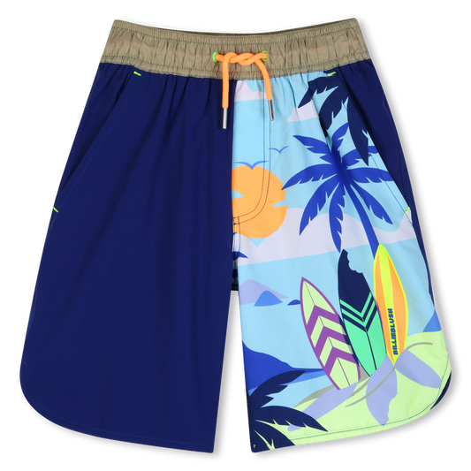 Billie Blush Boy's Navy Beach Swim Shorts