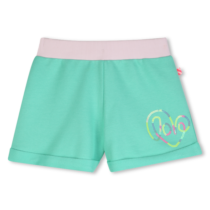 Billie Blush Girl's Discord Green Fleece Shorts