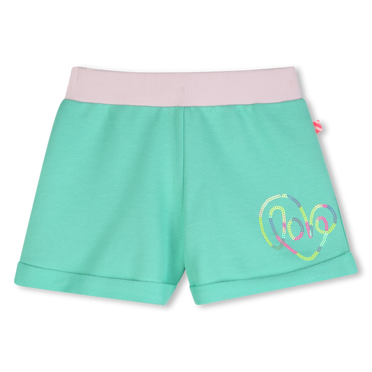 Billie Blush Girl's Discord Green Fleece Shorts