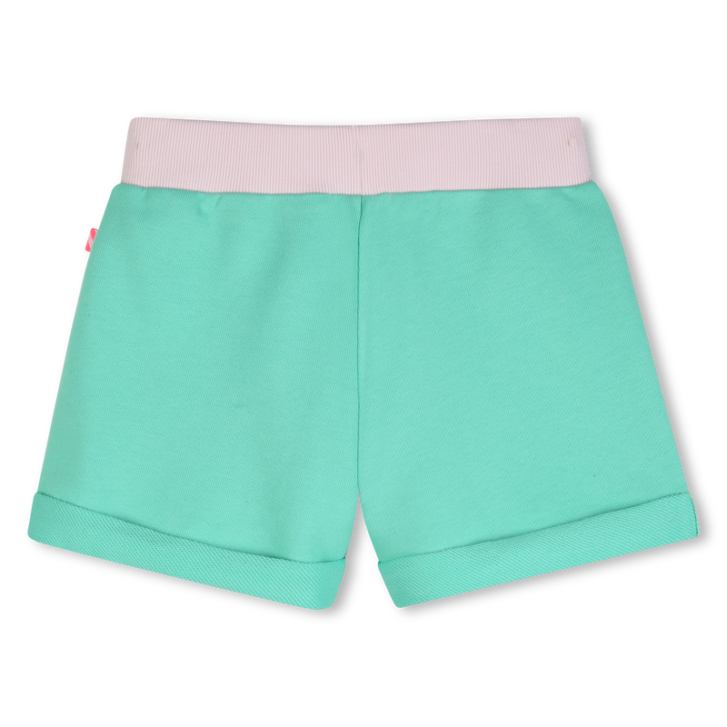 Billie Blush Girl's Discord Green Fleece Shorts