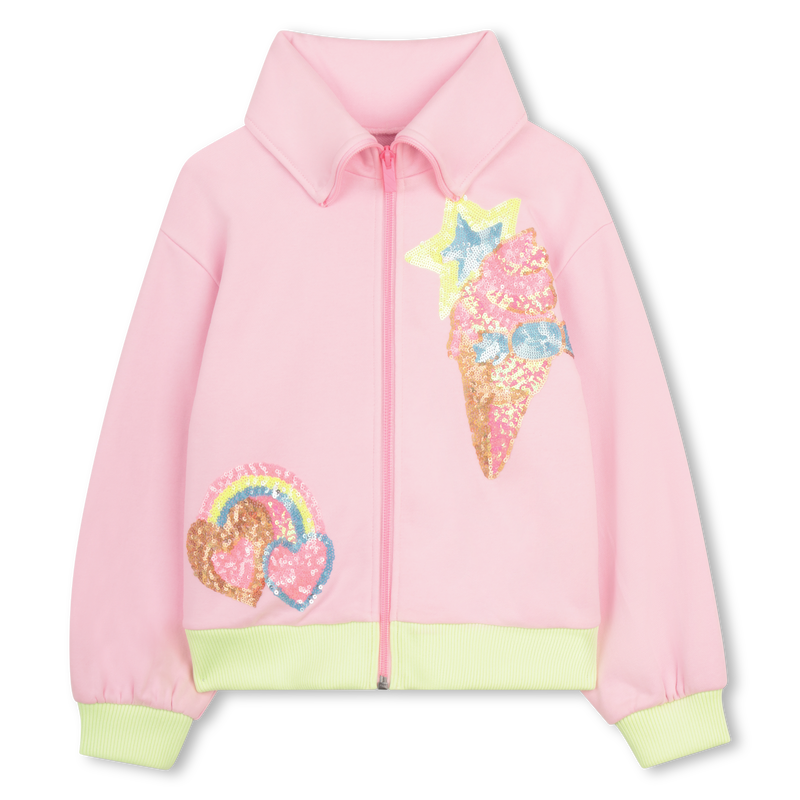 Billie Blush Girl's Pink Zip-Up Jacket