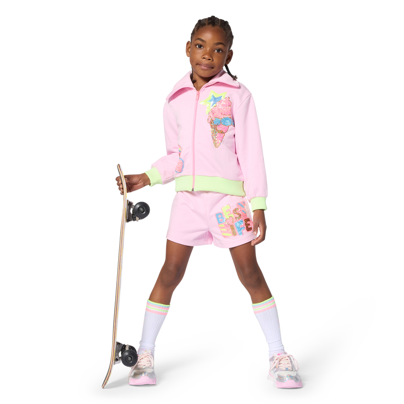 Billie Blush Girl's Pink Zip-Up Jacket