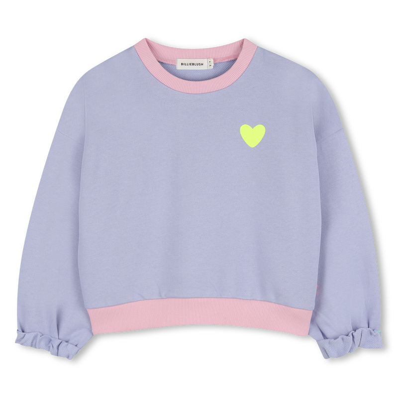 Billie Blush Girl's Angel Blue Fleece Sweatshirt