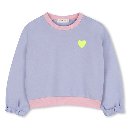 Billie Blush Girl's Angel Blue Fleece Sweatshirt