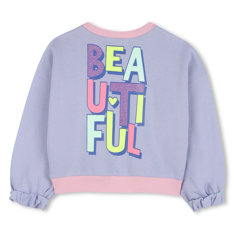 Billie Blush Girl's Angel Blue Fleece Sweatshirt
