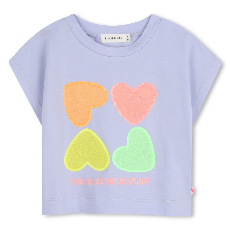 Billie Blush Girl's Lilac Sequin T-Shirt