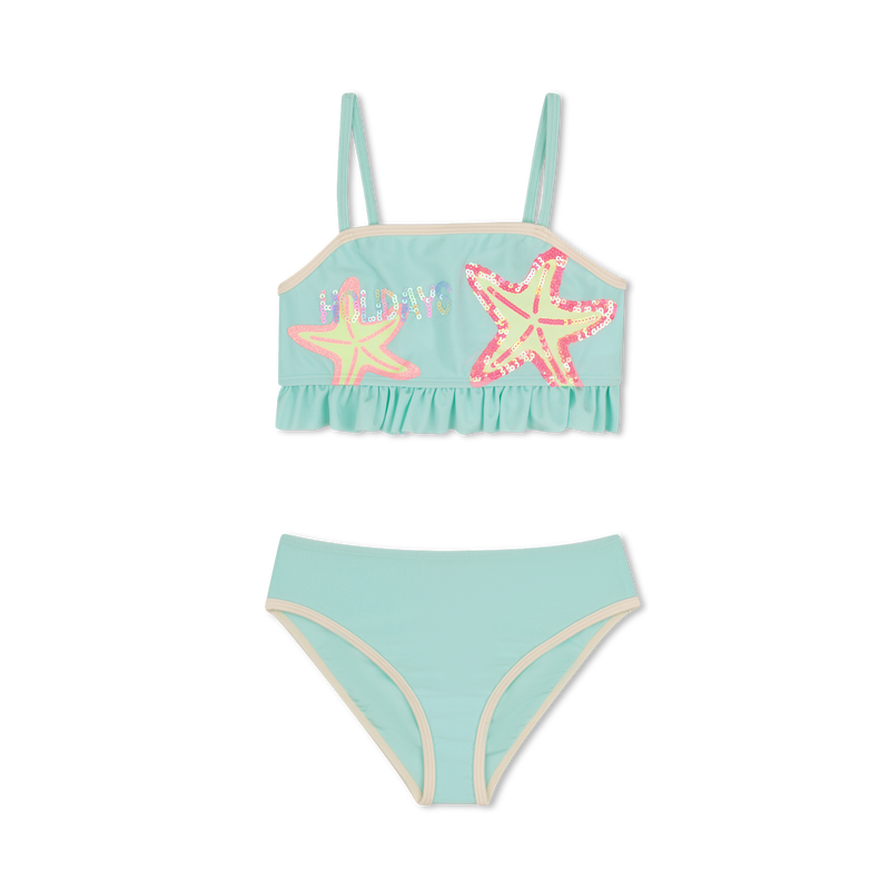 Billie Blush Girl's Turquoise 2-Piece Bikini