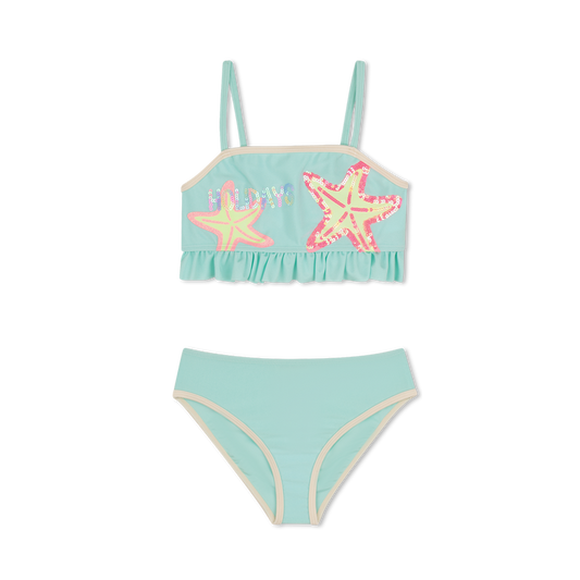 Billie Blush Girl's Turquoise 2-Piece Bikini