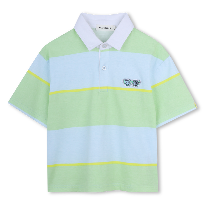 Billie Blush Boy's Green Polo Shirt