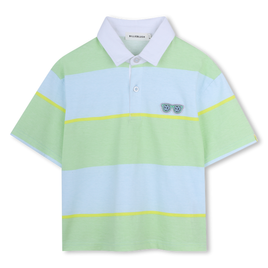 Billie Blush Boy's Green Polo Shirt
