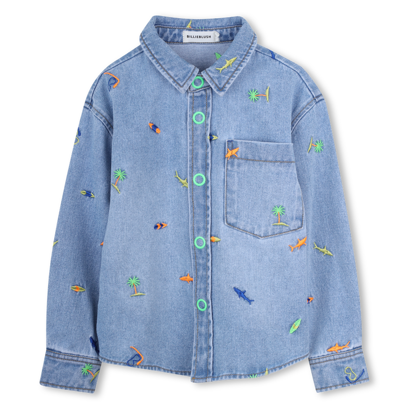 Billie Blush Boy's Denim Overshirt