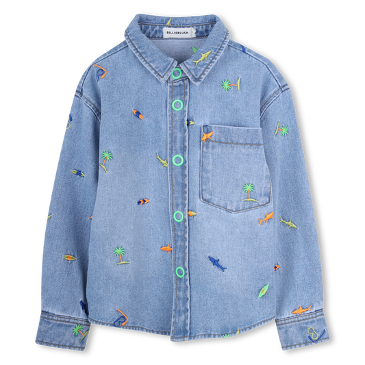 Billie Blush Boy's Denim Overshirt