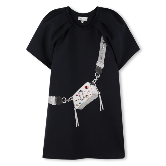 Marc Jacobs Girl's Navy Bag Design Dress
