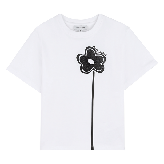 Marc Jacobs Girl's White Daisy Graphic T-Shirt