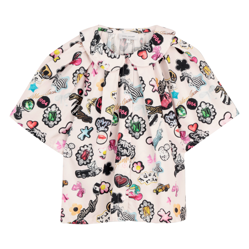 Marc Jacobs Girl's Multi Satin Blouse