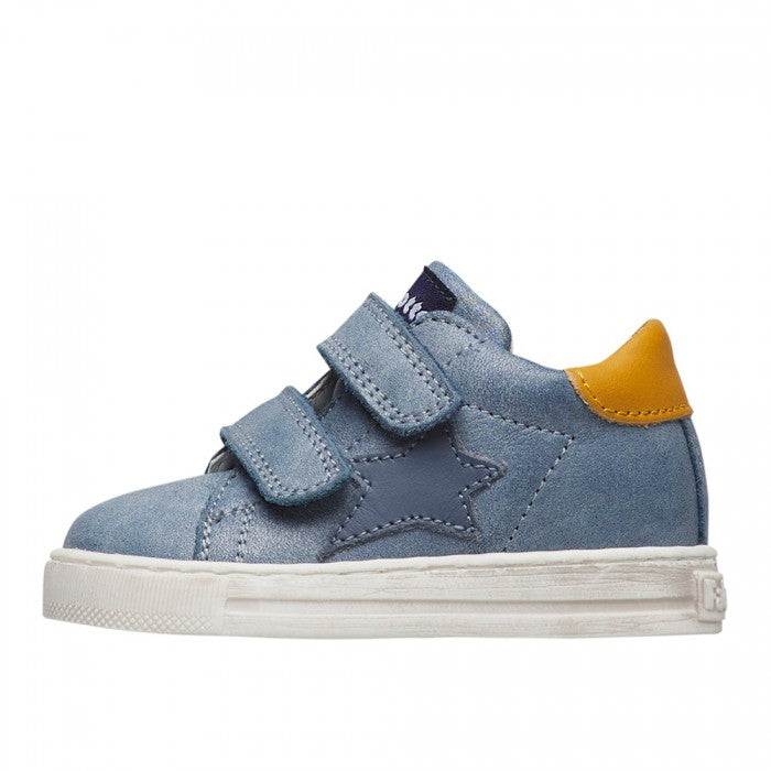 Falcotto Baby Boy's Navy & Orange Sasha Trainers