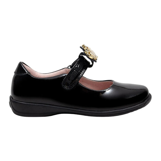 Lelli Kelly Girl's Black Patent Victoria F School Shoes