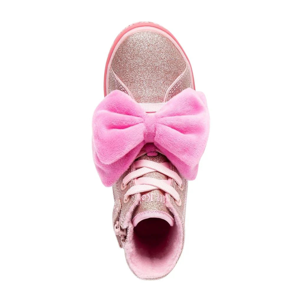 Lelli Kelly Girl's Rue Pink Glitter Trainers