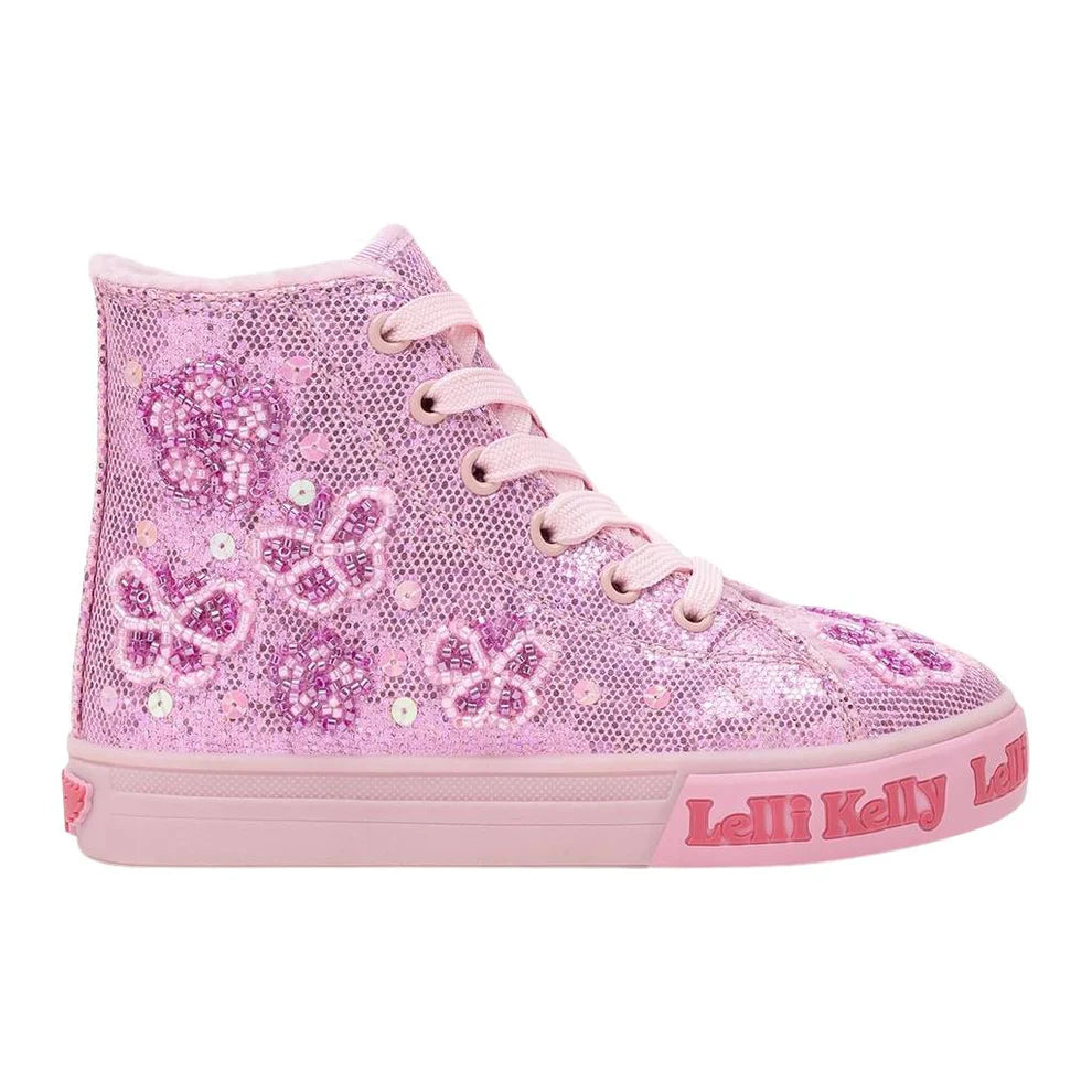 Lelli Kelly Girl's Pink Glitter Taylor Boots