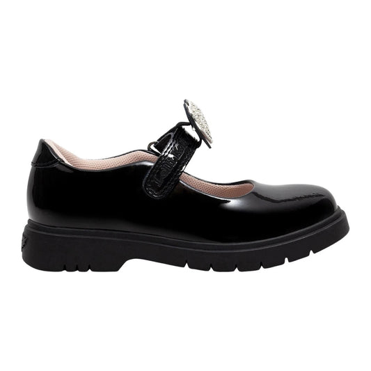 Lelli Kelly Girl's Black Patent Zoey School Shoes