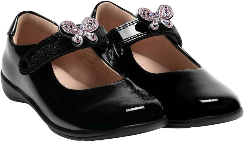 Lelli Kelly Girl's Melody Black Patent Leather School Shoes