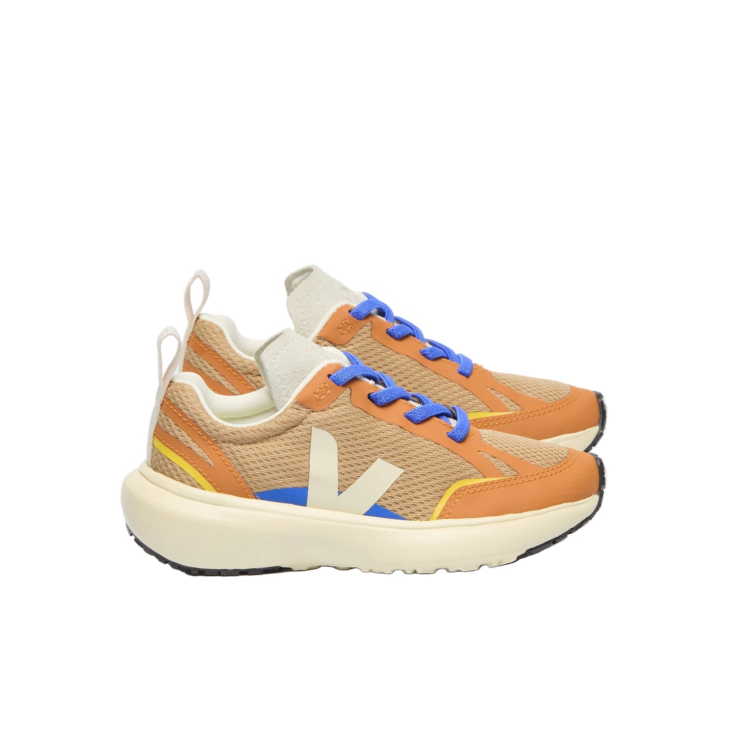 Veja Boy's Alveomesh Dune Calcaire Umber Canary Trainers