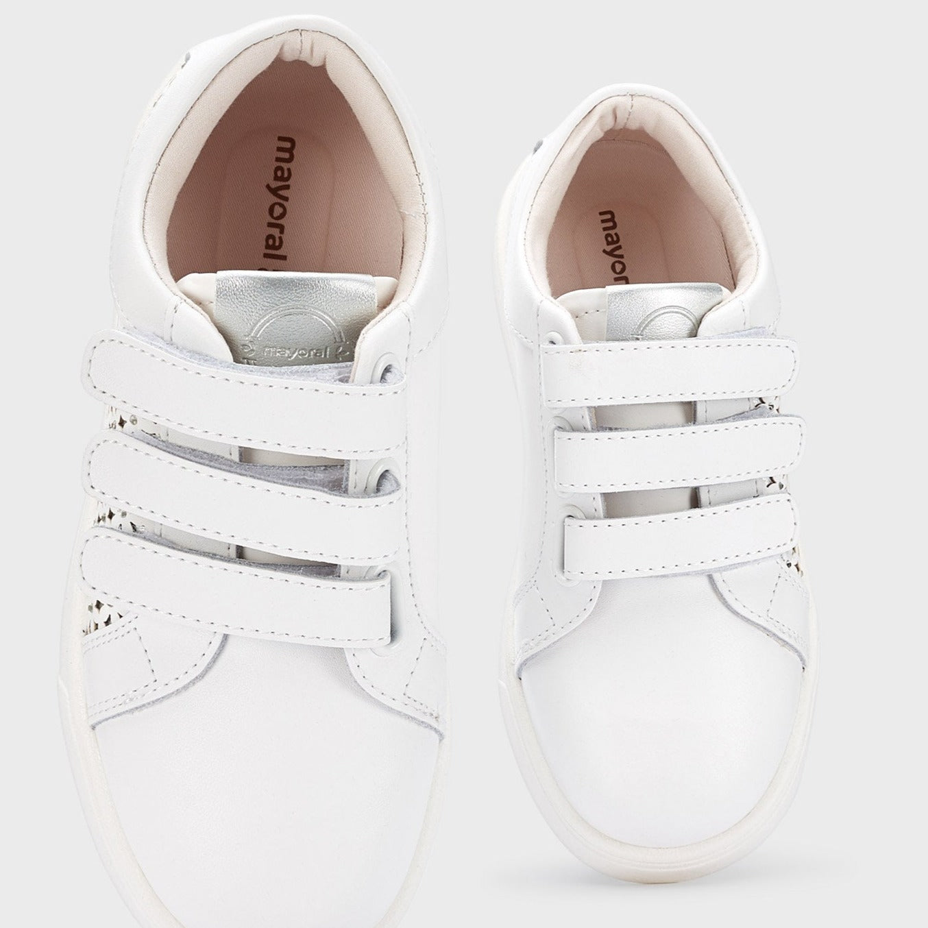 Mayoral Girl's White Detailed Trainers