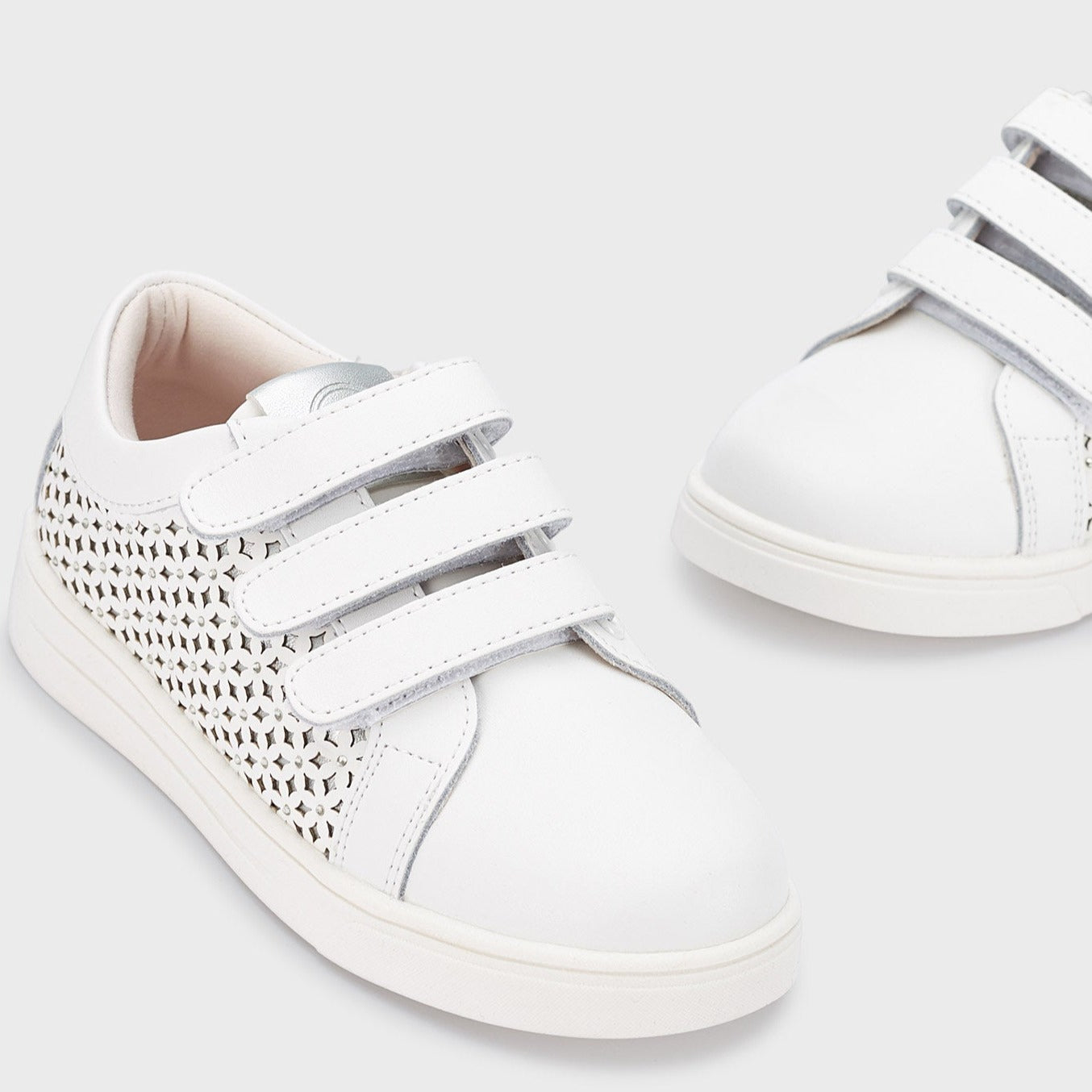 Mayoral Girl's White Detailed Trainers