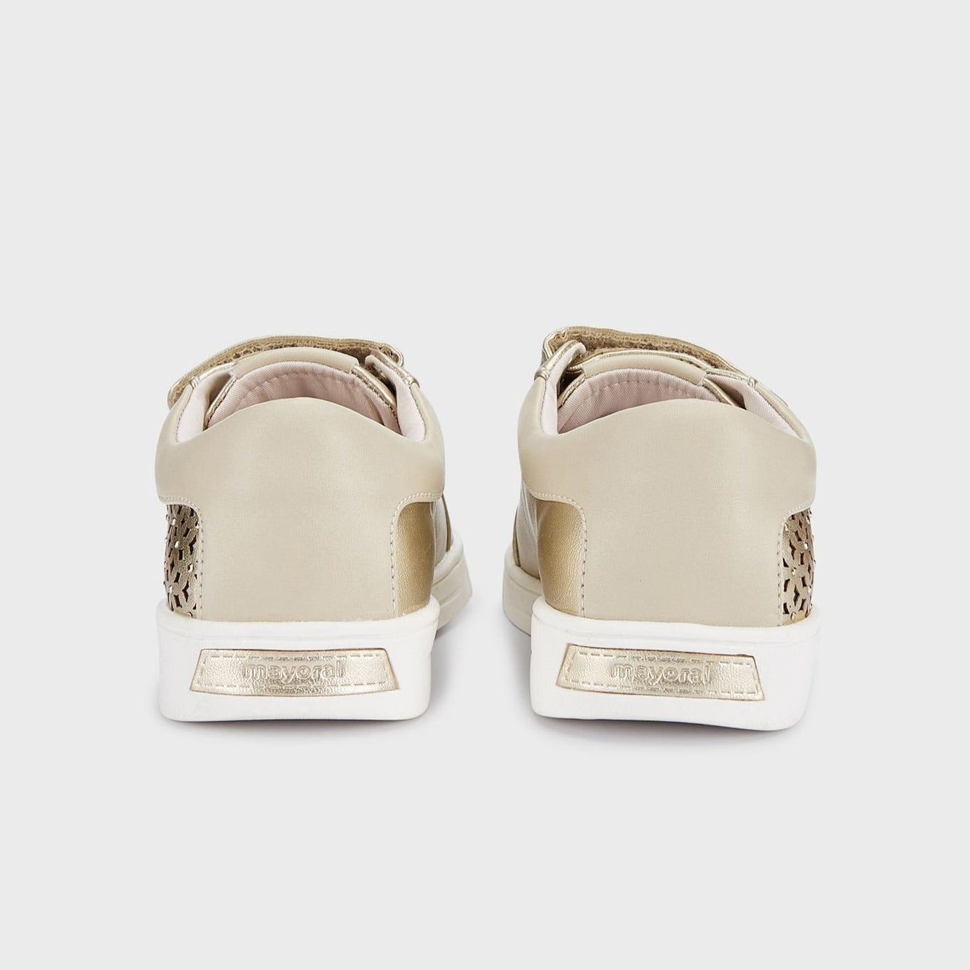 Mayoral Girl's Gold-Beige Detailed Trainers