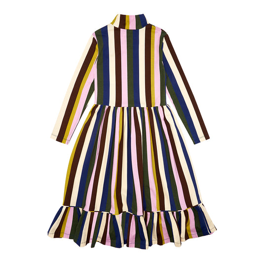 The Middle Daughter Girl's Multi-Stripe 'Everything But The Girl' Dress