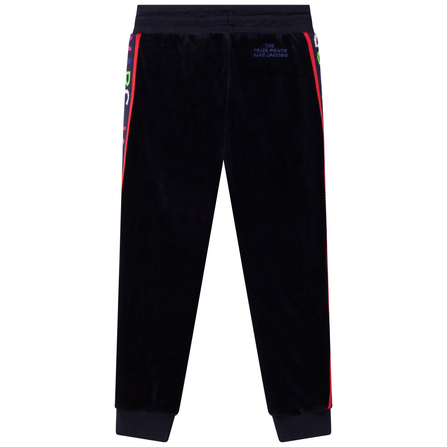 Marc Jacobs Boy's Navy Velvet Logo Joggers