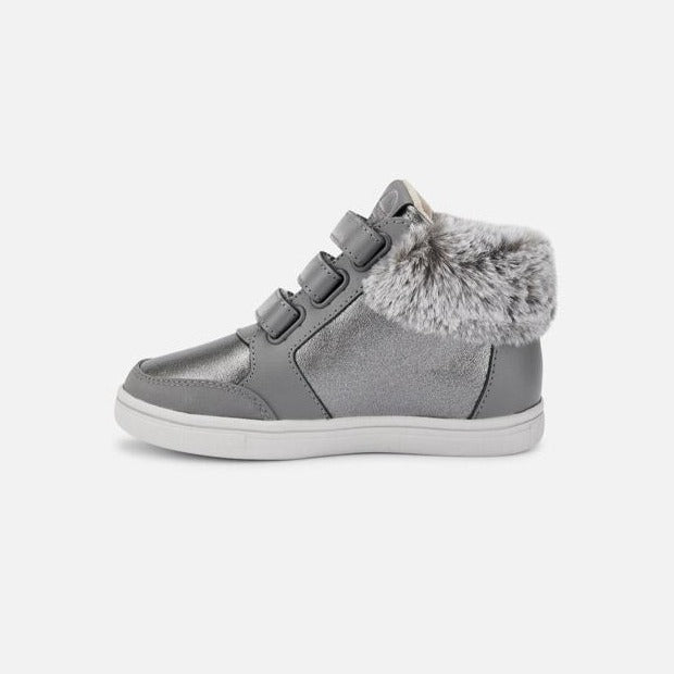 Mayoral Girl's Graphite Fur Detail Boots