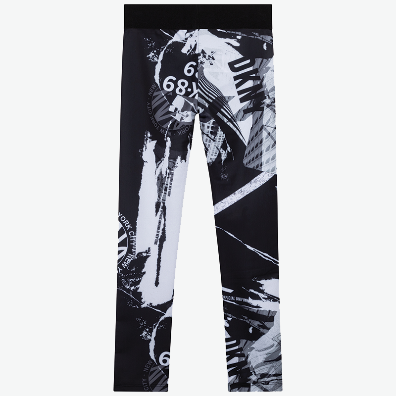 DKNY Pattern Knitted Fabric Leggings