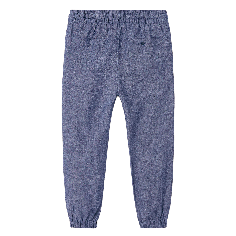 Mayoral Boy's Blue Linen Joggers