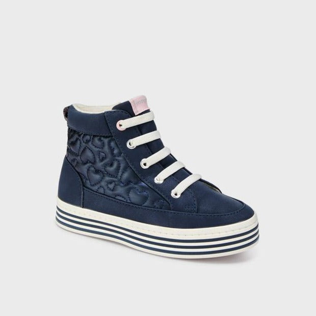 Mayoral Girl's Navy 'Dahlia' Platform Boots