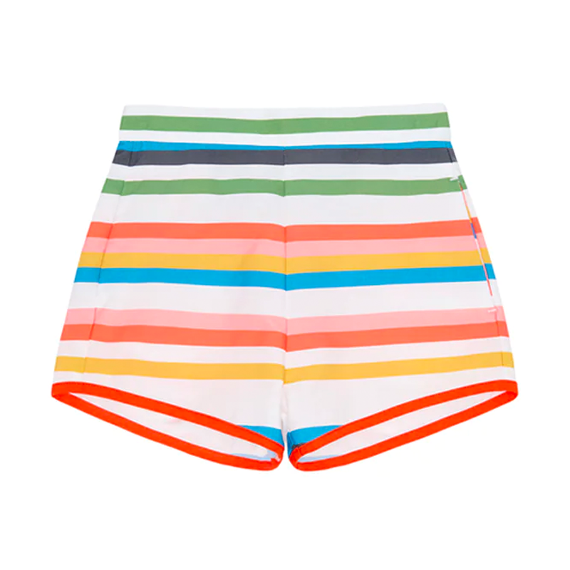 The Middle Daughter Girl's Multi-Stripe 'Shortlist' Shorts