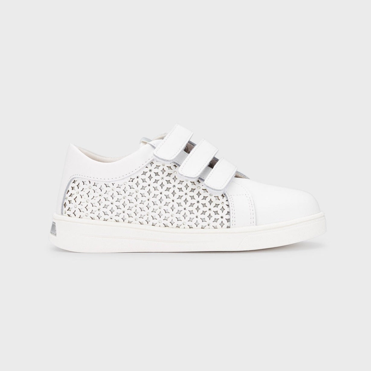 Mayoral Girl's White Detailed Trainers